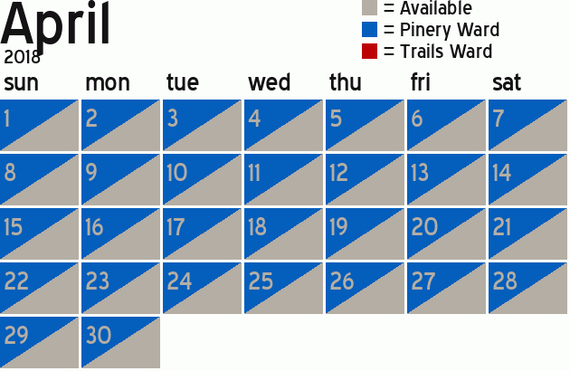 Missionary Dinner Calendar