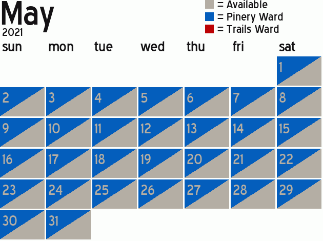 Missionary Dinner Calendar