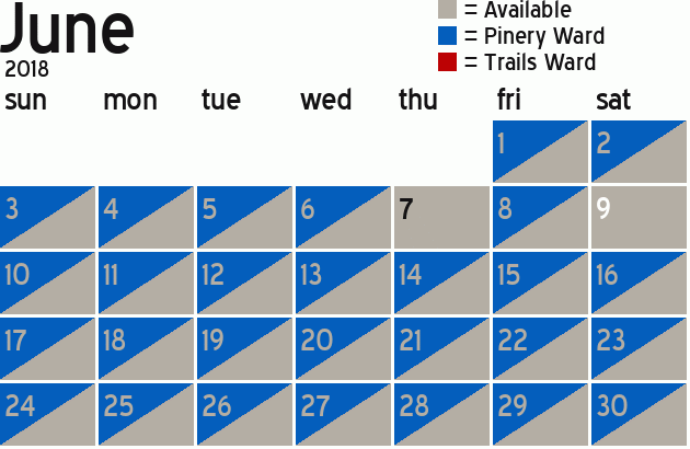 Missionary Dinner Calendar