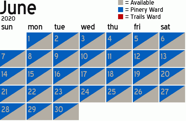 Missionary Dinner Calendar