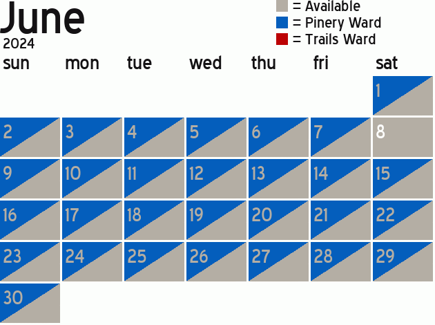 Missionary Dinner Calendar