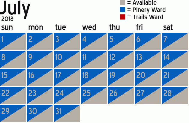 Missionary Dinner Calendar